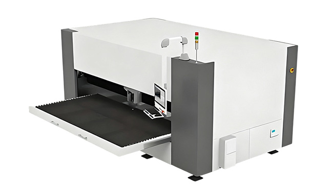 Machine de découpe laser à plate-forme unique