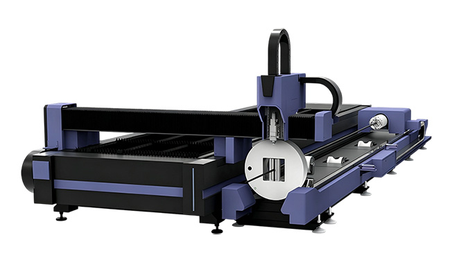 Plateforme unique feuille & tube machine de coupe laser